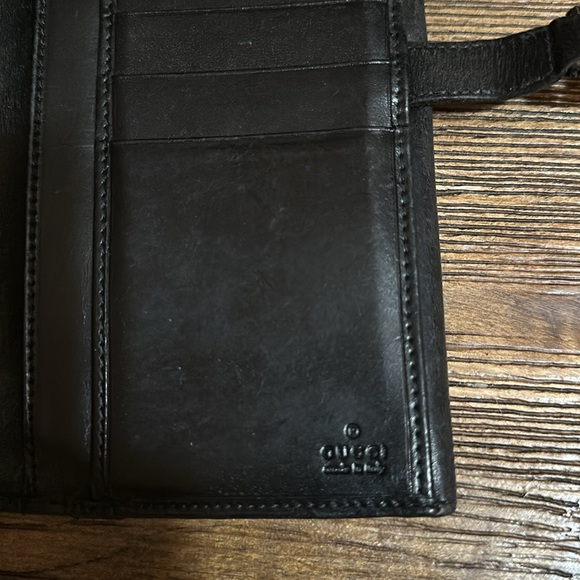 Gucci black long wallet, see photos for condition - Picture 3 of 13